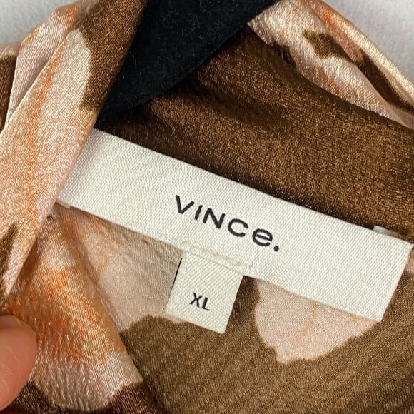 Vince Brown Floral Maxi Dress - Picture 4 of 11